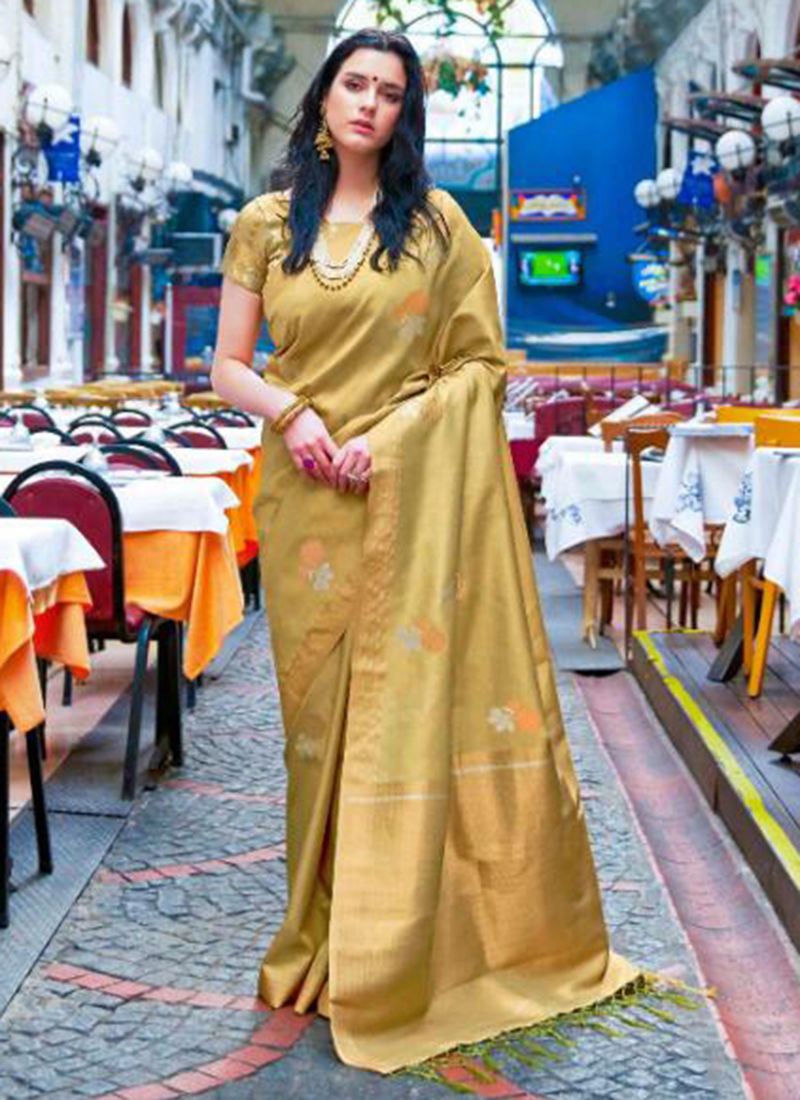 Kainora Silk Handloom Weaving Designer Party Wear Sarees Collection 111001-111006